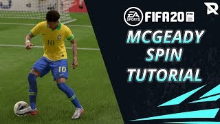 FIFA 20  SKILL TUTORIAL  MCGEADY SPIN WORKS IN FIFA 21 [upl. by Griggs669]