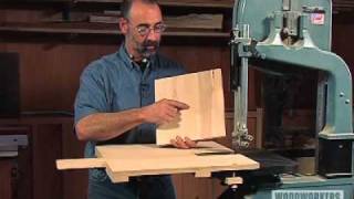 Woodworking Project Tips Band Saw  Circle Jig on a Bandsaw [upl. by Gelya]