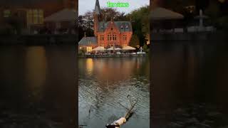 📍Brugge Belgium 🇧🇪shortvideo fypシ゚viral fyp travel belgium bruges belgium [upl. by Sutsugua980]