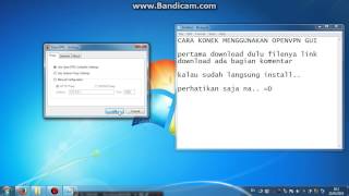 Cara Konek Menggunakan OpenVPN GUI [upl. by Yerok]