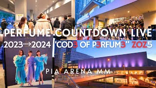 【4K HDR🇯🇵】Perfume Countdown Live 2023→2024 “COD3 OF P3RFUM3” ZOZ5 Pia Arena MM [upl. by Atsugua]