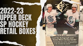 202223 Upper Deck SP Hockey Retail Boxes [upl. by Rosenblum633]