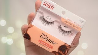 Kiss Ritzy True Volume Lashes Try On amp Review  CORRIE V [upl. by Ras]