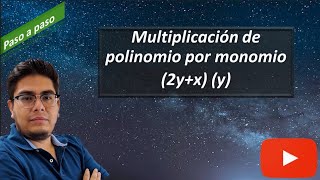 Como resolver una multiplicacion de un polinomio por un monomio parte 1 [upl. by Cinomod]