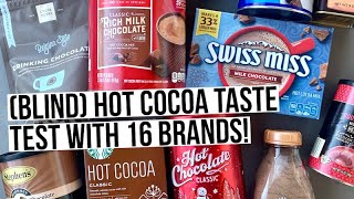 Hot Cocoa Taste Test With 16 Brands [upl. by Rodina]