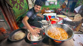 Tastiest Bangladeshi Street Food Kalai Roti Making  Eggplant Vorta  Kushtia Bangladesh [upl. by Thedrick548]