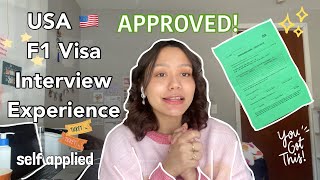 My F1 Visa Interview Experience  USA  Questions and tips l Under a minute l Nepal [upl. by Madi251]