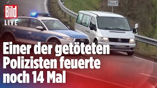 🔴 PolizistenMord in Kusel Polizei gibt neue Details bekannt  BILD Live [upl. by Ahseinad]