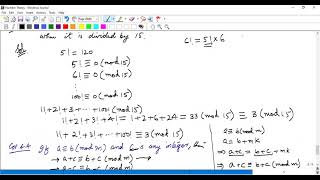 Topics in Number Theory  More on Congruences and Linear Congruences  Lecture 31 [upl. by Clarisse]