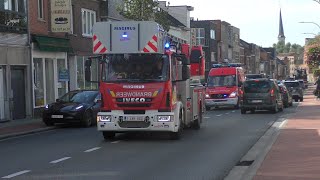 Brandweer Hemiksem Niel en Boom met spoed naar verschillende interventies in en buiten Hemiksem [upl. by Nat]