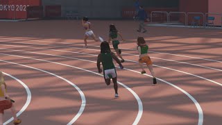 Olympic Games Tokyo 2020 The Official Video Game  4x 100m Relay Race Gameplay 1080p HD [upl. by Heuser]