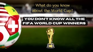 Are you a football genius Find out with our thrilling Ultimate World Cup Winner Challenge [upl. by Esilrahc]