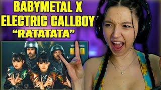 BABYMETAL x Electric Callboy  RATATATA  FIRST TIME REACTION OFFICIAL VIDEO [upl. by Adnuhser]