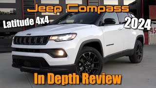 2024 Jeep Compass Latitude 4x4 Start Up Test Drive amp In Depth Review [upl. by Asined881]