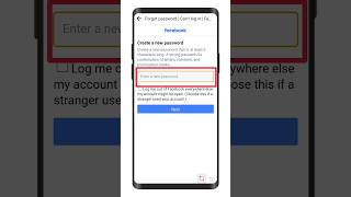 How to change facebook password if forgotten 🤔 shorts [upl. by Leavelle]