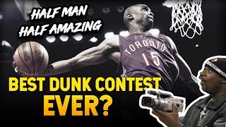 Best Dunk Contest Ever Vince Carter 2000 Dunk Contest Highlights ᴴᴰ [upl. by Neelrac]