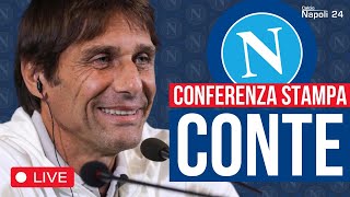 Presentazione Conte in DIRETTA 🔴 Conferenza stampa SSC Napoli [upl. by Flanders789]