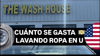 Así es como lavar la ropa en las máquinas de las lavanderías con tarjeta Estados Unidos gasta dólar [upl. by Enawd]