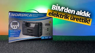 BİMDEN 150 TLYE ALDIK EVDE ELEKTRİK ÜRETTİK [upl. by Dowell619]