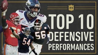 The Top 10 Greatest SingleGame Defensive Performances in NFL History  Vault Stories [upl. by Wagstaff]