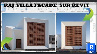 Façade Raj villa sur revit [upl. by Palmira]