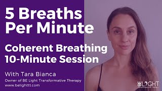 Guided Breath Session  Coherent Breathing  5 Breaths Per Minute [upl. by Amiel50]