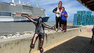 Day at sea along with Dominican Republic Vlog Carnival Mardi Gras Vlog 3 [upl. by Eemyaj]