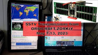 SSTV Transmissions from ORBICRAFTZORKIY May 713 2023 [upl. by Paolo783]