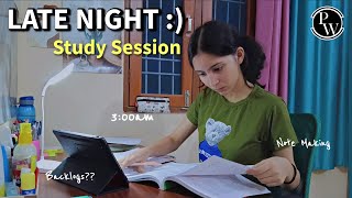 Late Night Study Vlog 🌙📚  Midnight Motivation 🌟 Himani Sharma [upl. by Haraf106]