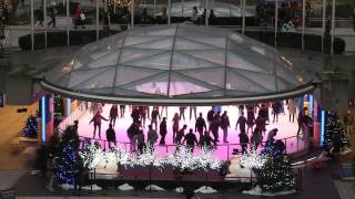 Robson Square Ice Rink Vancouver Gary Steeves [upl. by Epolenep]