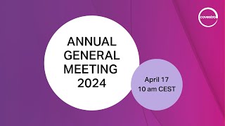 Annual General Meeting 2024  Covestro [upl. by Mendy]