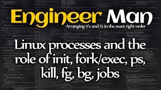 Linux processes init forkexec ps kill fg bg jobs [upl. by Ellehcor]