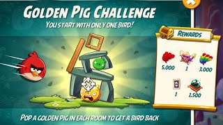 Angry birds 2 the golden pig challenge 16 Jan 2024 with red ab2 the golden pig challenge today [upl. by Calandria800]