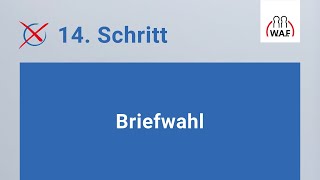 Briefwahl  Betriebsratswahl  Schritt 14 [upl. by Adnana742]