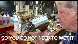 How to bend planks on a model ship [upl. by Aleacem]