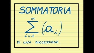 Proprietà della sommatoria  esempi [upl. by Charmain247]