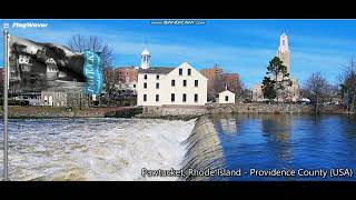 Pawtucket Rhode Island Flag  Providence County [upl. by Onibag]