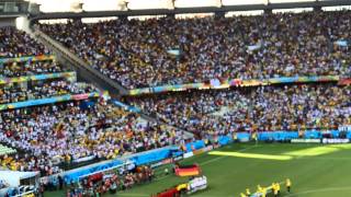 Brazil World Cup 2014Germany Ghana 22 National AnthemsFortaleza  Arena Castelao [upl. by Norval653]