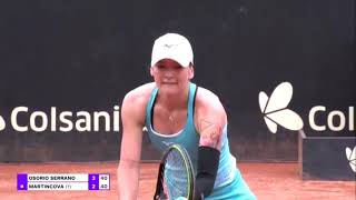 Maria Camila Osorio Serrano vs Tereza Martincova WTA BOGOTA PART 2 [upl. by Dupaix]