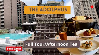 Adolphus Hotel Dallas  Our Afternoon Tea Experience  Is It Haunted [upl. by Haskins]