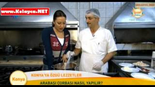 Lezzet Haritası 9 şubat 2014 Arabaşı çorbası yapılışı tarifi [upl. by Lanam]