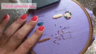 🧵🎀TUTO BRODERIE  La cannetille lisse🎀🧵 [upl. by Novy]