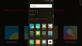 HOW TO SET EMERGENCY NUMBER ON LOCK SCREEN IN ANDROID PHONE [upl. by Chaddie]