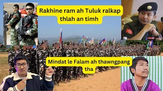 Mindat le Falam ah thawngpang tha Rakhine ram Tuluk ralkap thlah an timh [upl. by Sirej532]