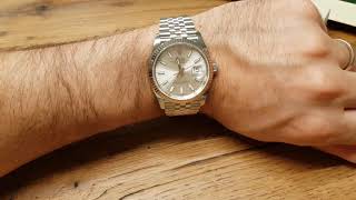 NEW 2019 Rolex Datejust 36mm REVIEW [upl. by Aicileb]