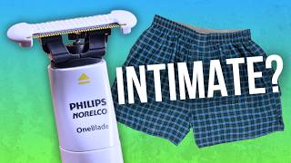 How is The quotIntimatequot OneBlade Different An Unboxing  Philips Norelco [upl. by Bartle537]