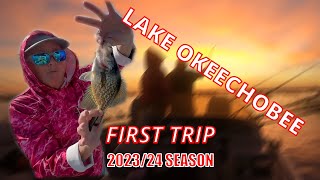 Our fist CrappieSpeck Trip of FALL 2023 on Lake Okeechobee [upl. by Thury]