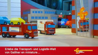 Galliker Transport AG  Interaktives Miniaturmodell Trailer [upl. by Oliana]