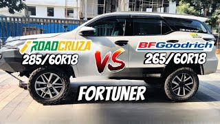 BF Goodrich 26560 R18 Vs Roadcruza 28560 R18 Shocking Difference  Must Watch [upl. by Trici]