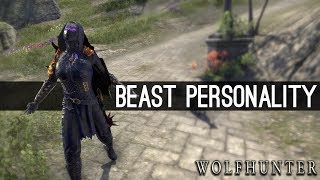 Beast Personality Showcase  Wolfhunter DLC ESO [upl. by Urial389]